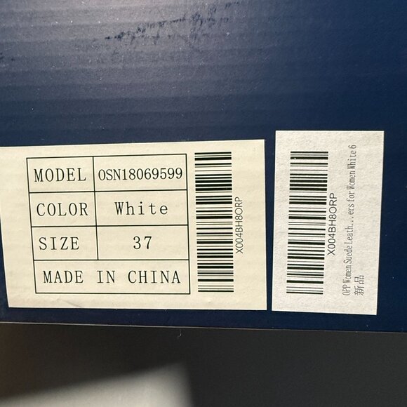 OPP Women's France lace-up Suede Sneakers Size 37 NEW - Picture 7 of 8